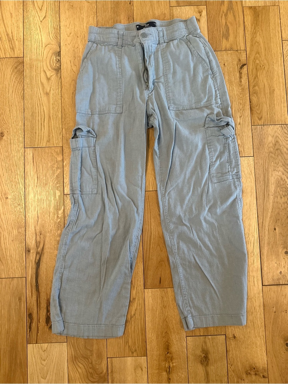 Grey Hollister Ultra High-Rise Vintage Baggy Pants